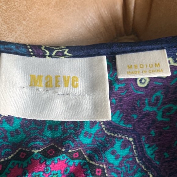 Maeve Silk Dress Size M - Picture 4 of 9